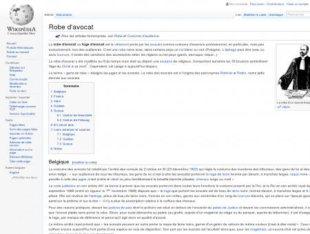 Robe d'avocat  Wikipédia