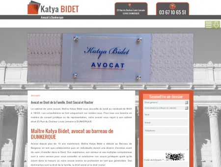 Maître Katya Bidet : Avocat à Dunkerque 59140...
