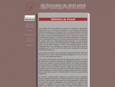 Avocat - Définition - Dictionnaire juridique