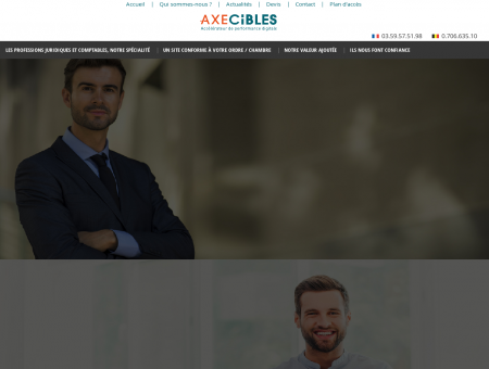 Axecibles agence web avocat, création site...