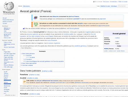 Avocat général (France)  Wikipédia