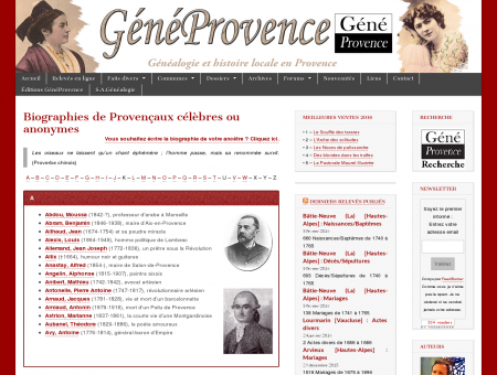Biographies de Provençaux célèbres |...