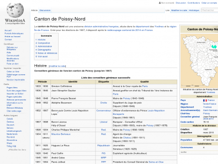 Canton de Poissy-Nord  Wikipédia