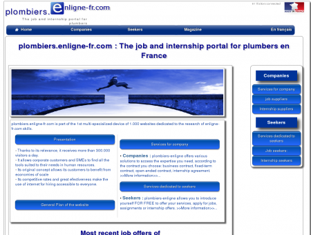 plombiers.enligne-fr.com : Le portail emplois et...