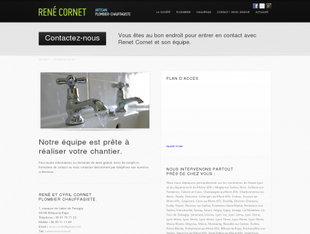 Plombier Chauffagiste Lyon 69 | René Cornet -...