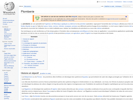 Plomberie  Wikipédia