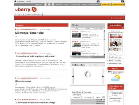 www.leberry.fr - Infos locales - Infos locales