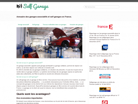 Self garage - SelfGarage: Annuaire des garages...