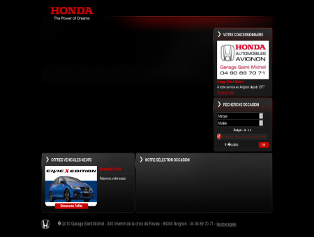 Garage Saint-Michel - Concession Honda...