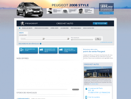 STOCK DE VEHICULES - Garage Peugeot,...