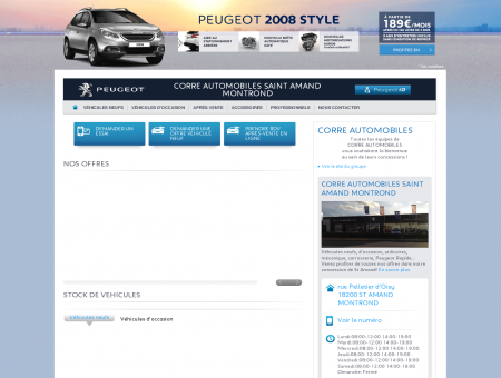 STOCK DE VEHICULES - Garage Peugeot,...