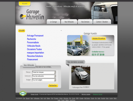Garage Huvelin véhicules occasion neuf vendée...