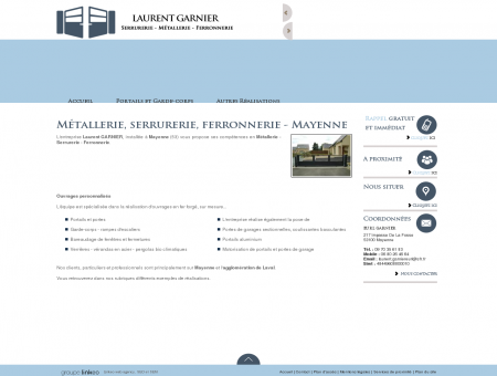 Métallerie Mayenne - EURL GARNIER : verrière...