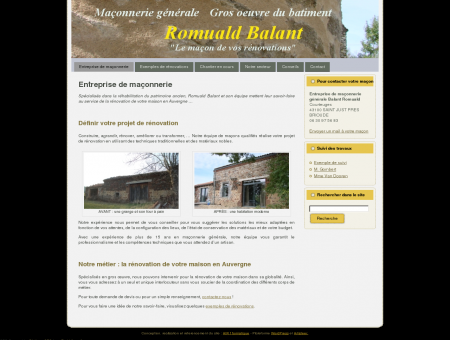 Rénovation maison Auvergne : Romuald Balant ...