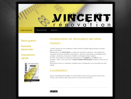 Vincent Rénovation - Page d'accueil