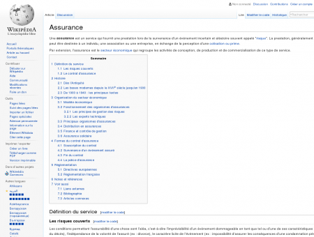 Assurance  Wikipédia