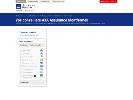 Assurance Montfermeil - 93370 - AXA -...