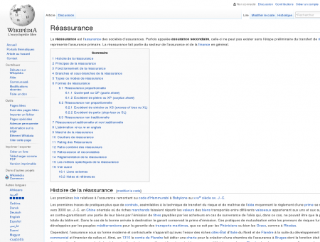 Réassurance  Wikipédia