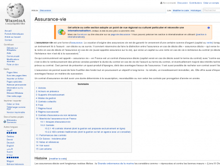 Assurance-vie  Wikipédia