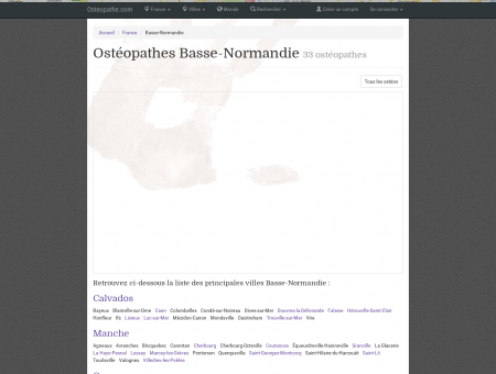 osteopathe basse-normandie