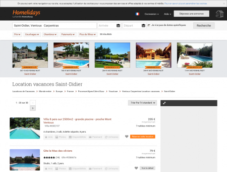 Locations de Vacances - Location Saint-didier