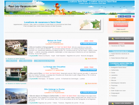 Location vacances Saint Beat, locations Saint...