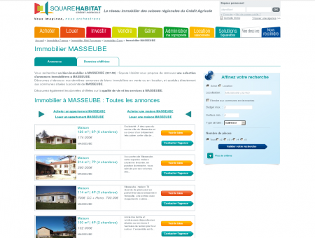 Immobilier MASSEUBE 32140 : annonces...
