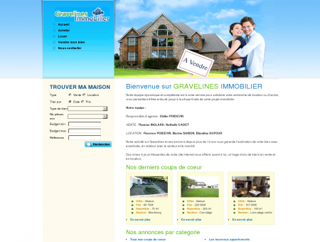 GRAVELINES IMMOBILIER - Accueil
