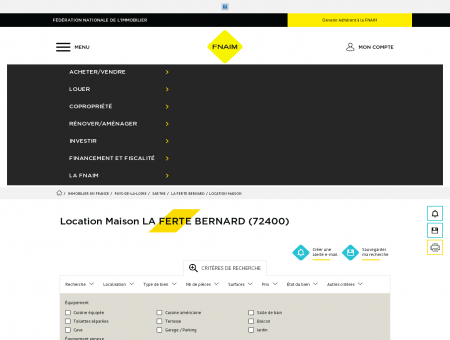 Location Maison LA FERTE BERNARD (72400) -...