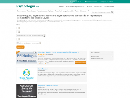 Psychologie comportementale Deux-Sèvres -...