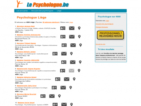 Psychologue Liège (4000 Liège) - Le...
