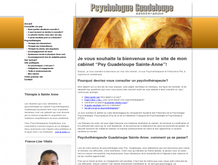 Psychologue Guadeloupe Sainte-Anne, mon...