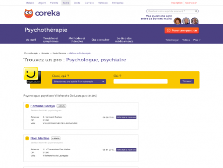 Psychologue, psychiatre Villefranche De...