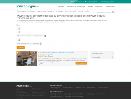 Psychologue Torigni-sur-Vire - Psychologue.net