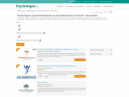 Psychologues Haute - Normandie -...