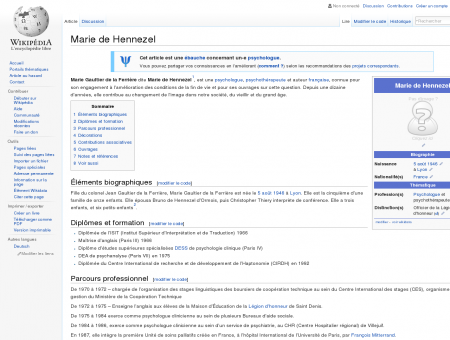 Marie de Hennezel  Wikipédia