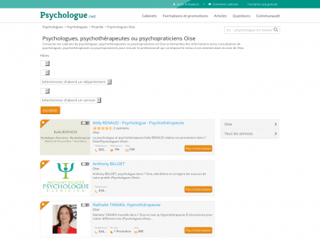 Psychologues Oise - Psychologue.net