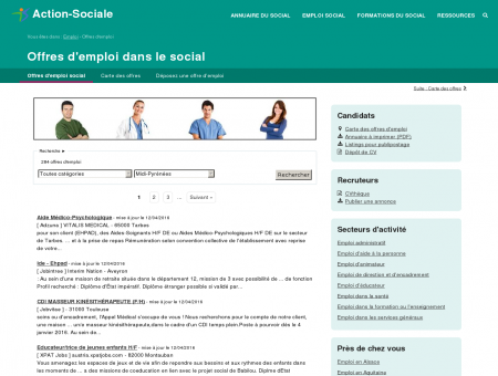 Emploi dans le social : Offres d'emploi dans le...