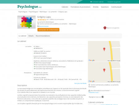 Grégory Lapu - Psychologue.net