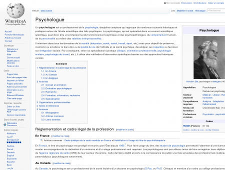 Psychologue  Wikipédia