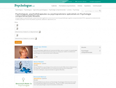 Psychologie comportementale Moselle -...