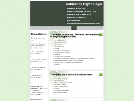 Psychologue - Lille, Armentières, Bailleul,...