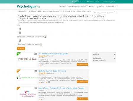 Psychologie comportementale Essonne -...