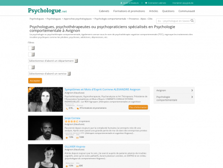 Psychologie comportementale Avignon -...