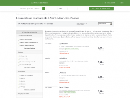 Les 10 meilleurs restaurants à Saint-Maur-des...
