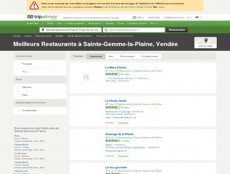 Les meilleurs restaurants à Sainte-Gemme-la...