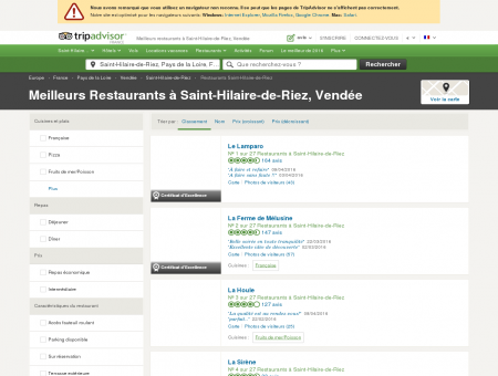 Les 10 meilleurs restaurants à Saint-Hilaire-de...