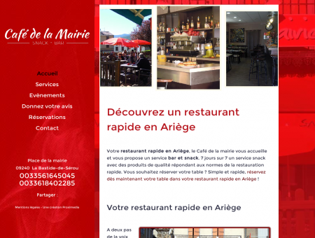 Restaurant rapide Ariège : bar | snack - Café...