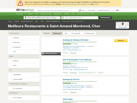 Les 10 meilleurs restaurants à Saint-Amand...
