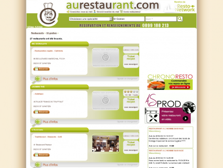 Les restaurants de ST GRATIEN - AuRestaurant...